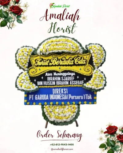 Papan Bunga Duka di Kebon Kangkung